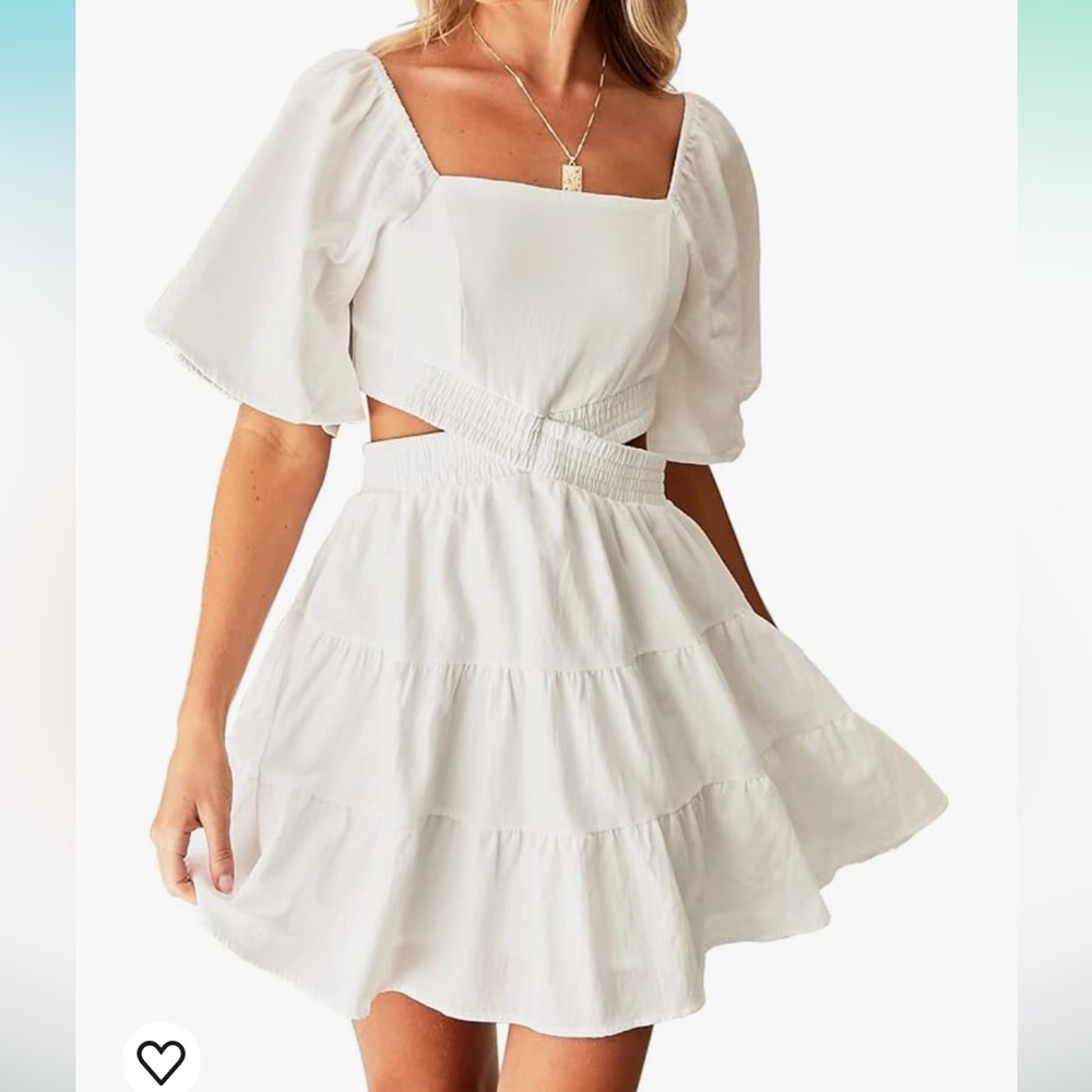 Shy Velvet White Summer Dress - Small - NWT